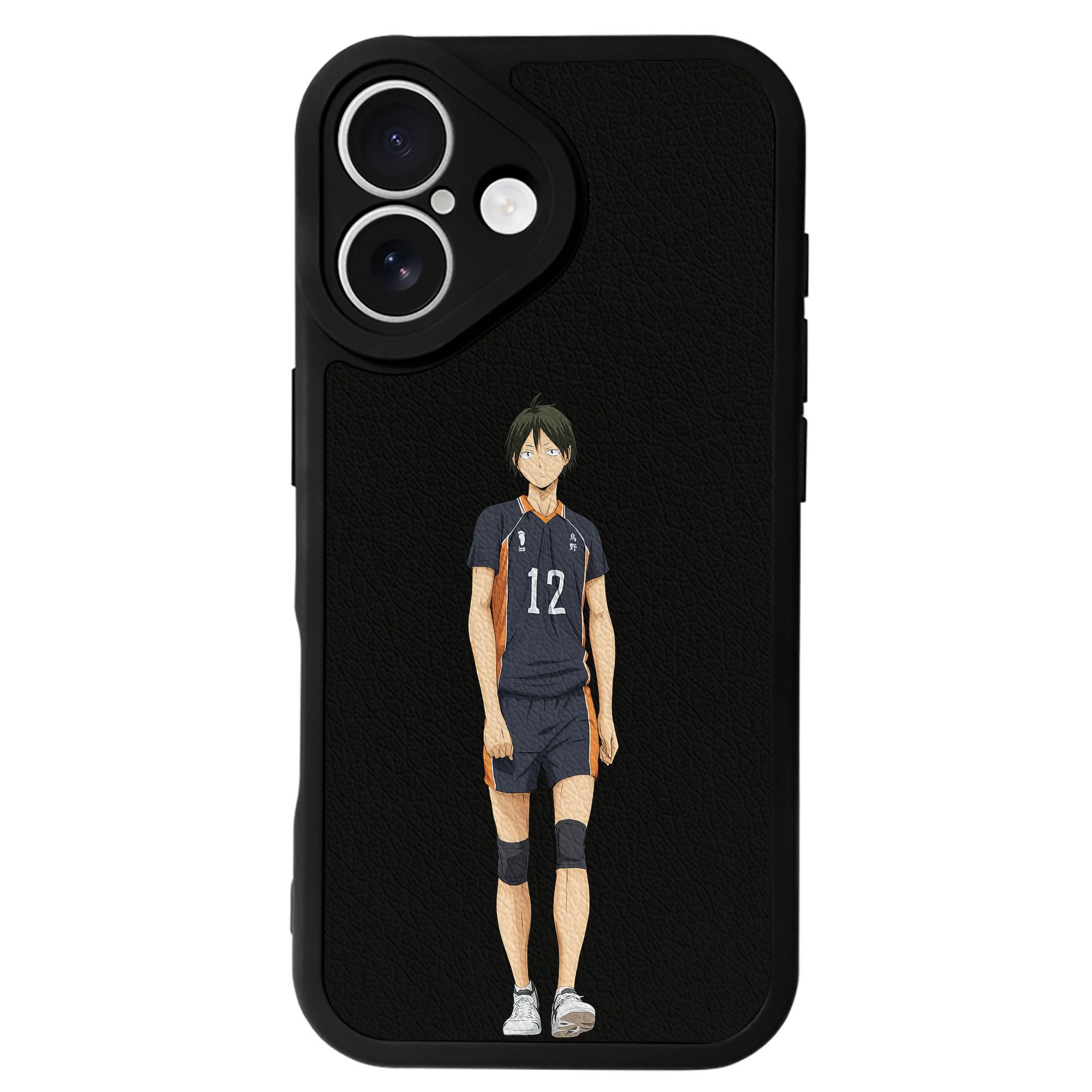 （画像用） ハイキュー!! Haikyu!! 【iPhone 16シリーズ対応】シリコンスマホケース（レザー調） 材質：シリコン